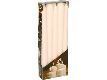 FLAVOUR by Gala Bougies de chandelier, 20 mm, par 10, crème