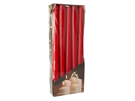 FLAVOUR by Gala Bougies de chandelier, 20 mm, par 10, cerise