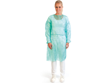 HYGOSTAR Blouse PP avec élastique aux manches, L, vert
