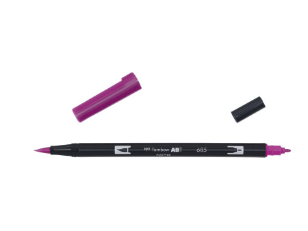 Tombow Feutre double pointe DUAL BRUSH PEN ABT deep magenta