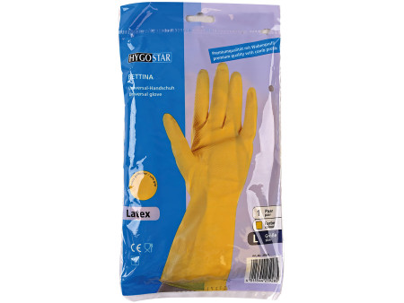 HYGOSTAR Gant universel en latex Bettina, XXL, jaune