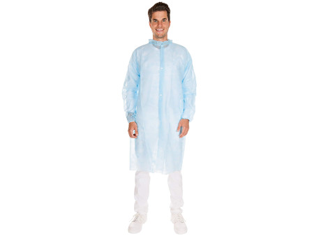 HYGONORM Blouse visiteur Light avec boutons pression, bleu