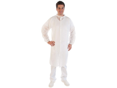 HYGONORM Blouse Light avec fermeture auto-agrippante, blanc