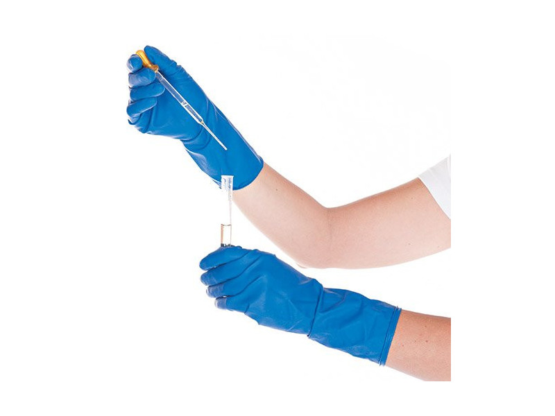 HYGOSTAR Gant de protection chimique High Risk, XL, bleu