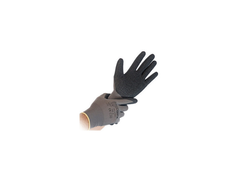 HYGOSTAR Gants de travail Skill, S, gris/noir