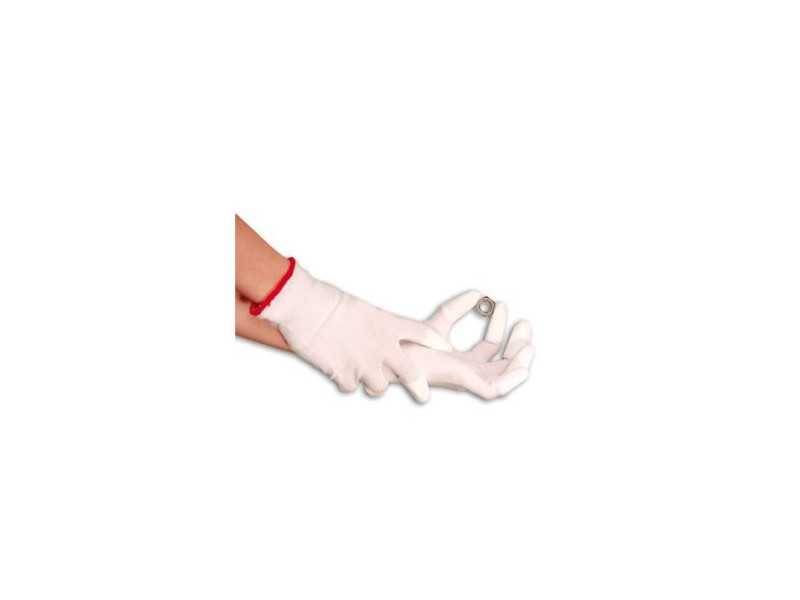 HYGOSTAR Gant de travail Ultra Flex Finger, L, blanc
