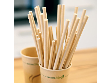 NATURE Star Paille en papier CLASSIC, 197 mm, vert citron