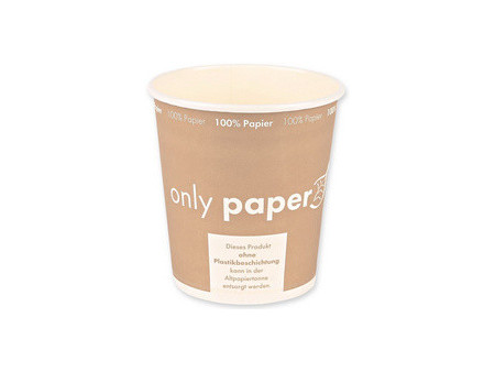 NATURE Star Couvercle pour gobelet à soupe Only Paper, blanc