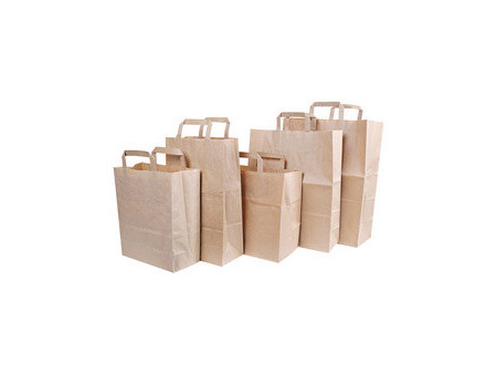 NATURE Star Sac en papier, 180 x 80 x 220 mm, brun