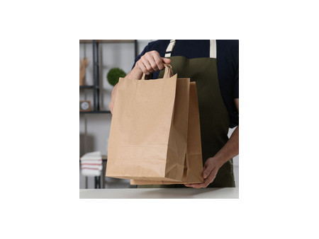 NATURE Star Sac en papier, 180 x 80 x 220 mm, brun