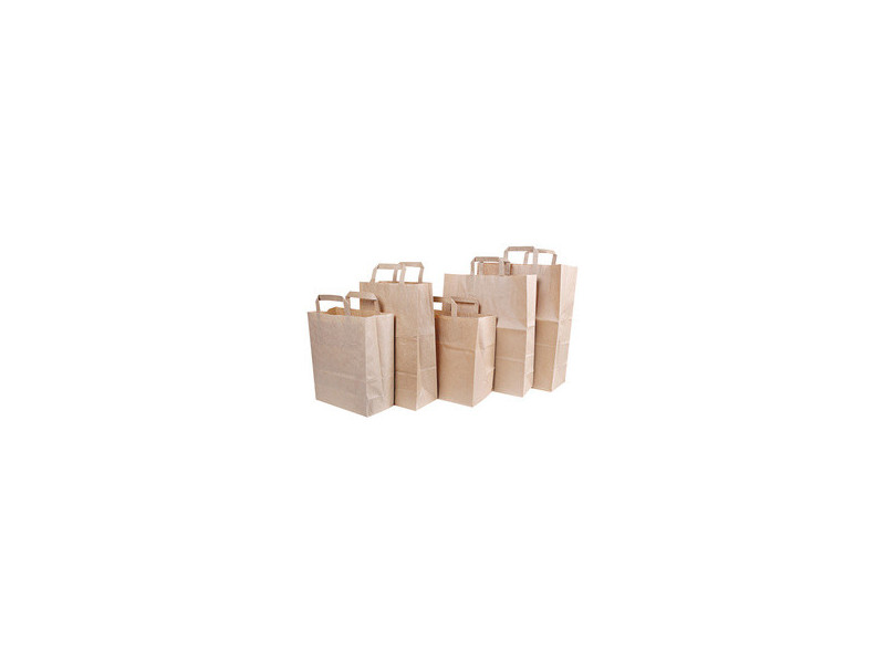 NATURE Star Sac en papier Strong, 320 x 220 x 270 mm, brun