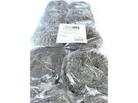 HYGOCLEAN Spirale à récurer en métal, 40 g, argent