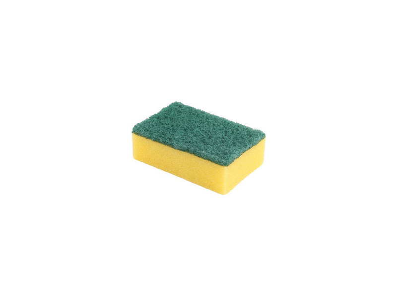 HYGOCLEAN Éponge, en mousse/non-tissé dur, jaune/vert