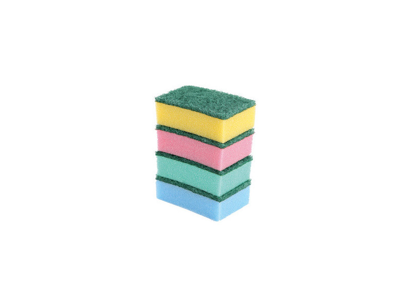 HYGOCLEAN Éponge Colour, en mousse/non-tissé dur