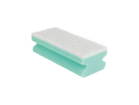 HYGOCLEAN Éponge Colour, non-tissé doux, rouge/blanc