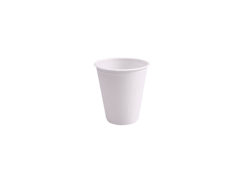 NATURE Star Couvercle pour gobelet en canne à sucre, blanc