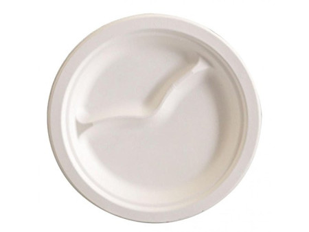 NATURE Star Assiette en canne à sucre, rond, 229 mm