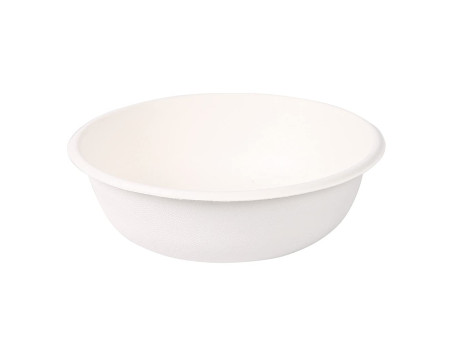 NATURE Star Coupelle en canne à sucre, rond, 1.000 ml, blanc