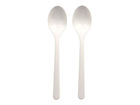 PAPSTAR Cuillère réutilisable, longueur: 185 mm, blanc
