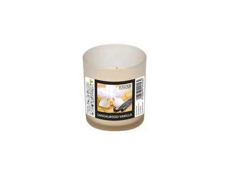 FLAVOUR by Gala Bougie parfumée, 'Sandalwood-Vanilla'