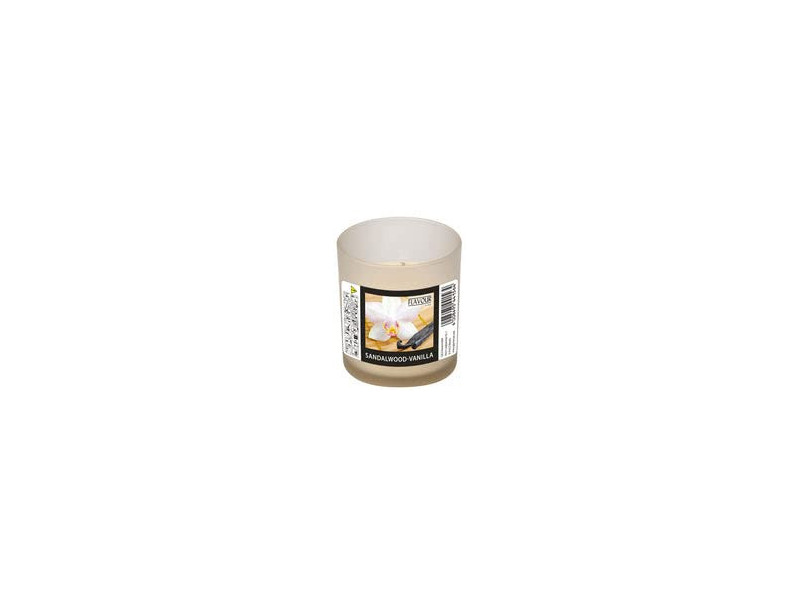 FLAVOUR by Gala Bougie parfumée, 'Sandalwood-Vanilla'