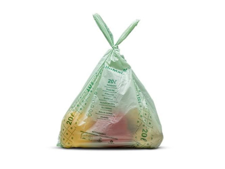 bioMAT Sac compostable, 20 litres, vert