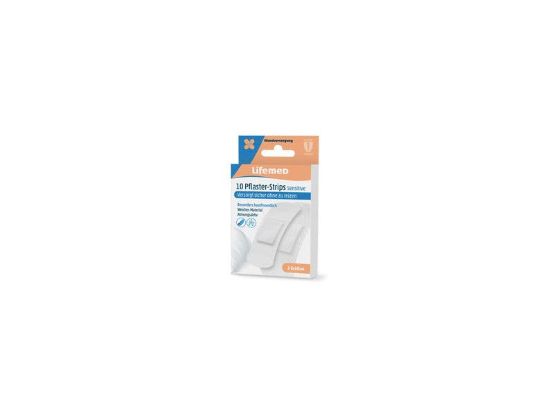 Lifemed Pansements 'Sensitive', blanc, pack de 10