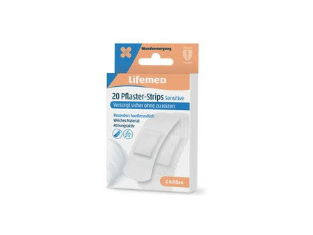 Lifemed Pansements 'Sensitive', blanc, pack de 10