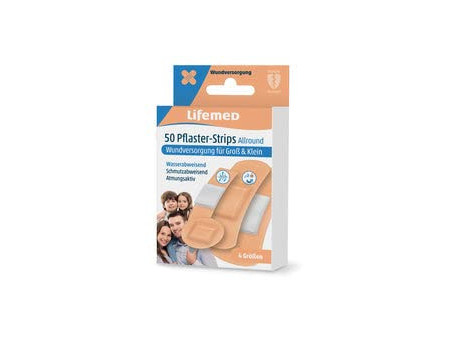 Lifemed Pansements 'Allround', pack de 50, couleur chair