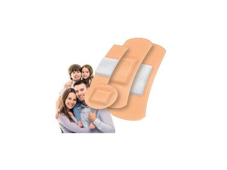 Lifemed Pansements 'Allround', pack de 50, couleur chair