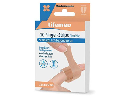 Lifemed Pansements pour doigts 'Flexible', pack de 10, chair