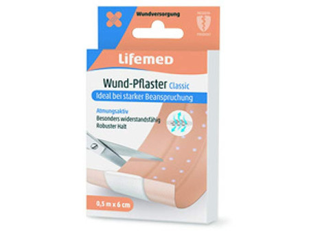 Lifemed Pansement 'Classic', couleur chair, 1000 mm x 60 mm