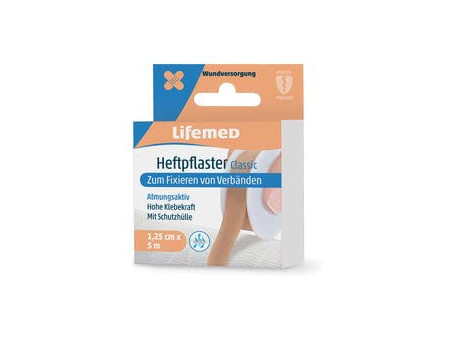 Lifemed Sparadrap 'Classic', couleur chair, 12,5 mm x 5 m