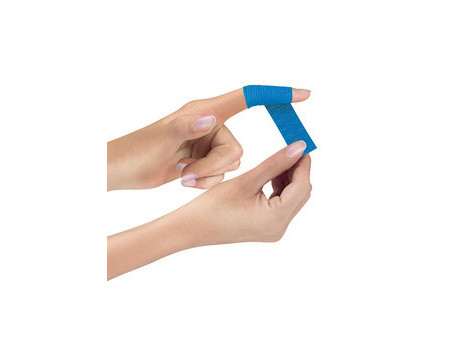 PAPSTAR Pansement, auto-adhésif, 6 rouleaux, bleu