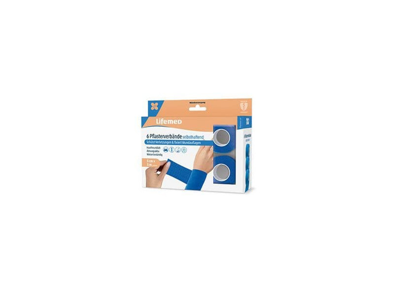 PAPSTAR Pansement, auto-adhésif, 2 rouleaux, bleu
