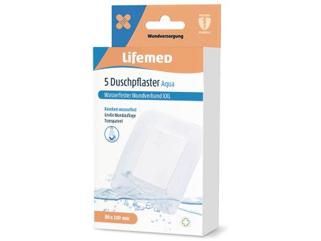 Lifemed Pansement de douche 'Aqua XXL', transparent