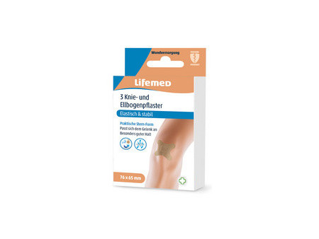 Lifemed Pansement genou et coude 'Allround', couleur chair