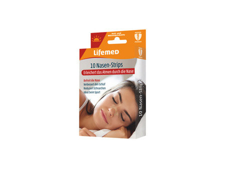 Lifemed Bandelettes nasales, 19 x 66 mm, ton chair