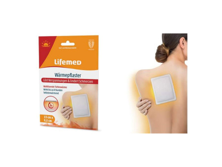 Lifemed Patch chauffant, 95 x 130 mm, blanc