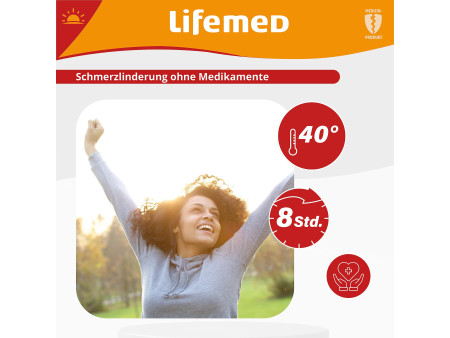 Lifemed Patch chauffant, 95 x 130 mm, pack de 2, blanc