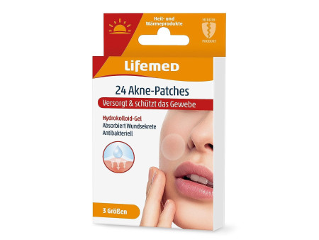 Lifemed Patch contre l'acné, 3 tailles, transparent