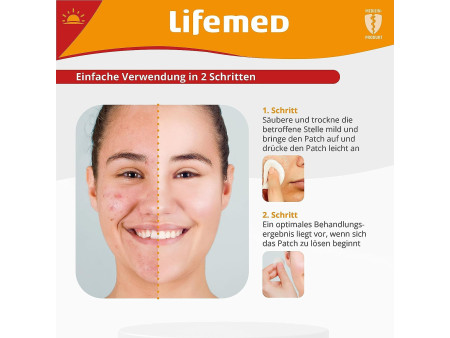 Lifemed Patch contre l'acné, 3 tailles, transparent