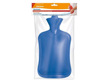 Lifemed Bouillotte, contenance : 2 litres, bleu