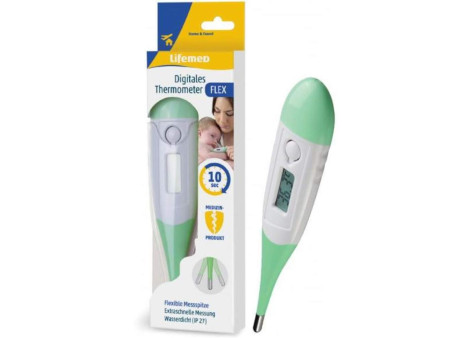 Lifemed Thermomètre 'Flex', blanc/vert