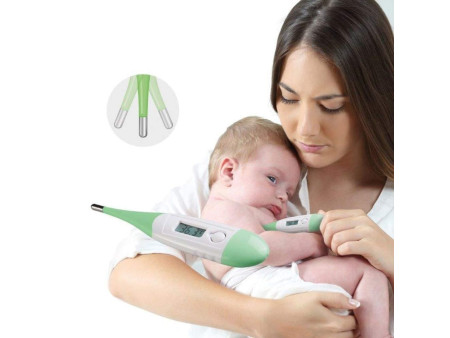 Lifemed Thermomètre 'Flex', blanc/vert