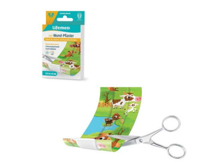 Lifemed Pansement pour enfants 'Animaux', 500 mm x 60 mm