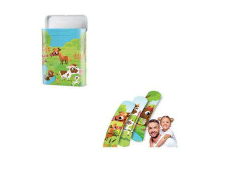 Lifemed Pansement pour enfants 'Animaux', 40, boîte en métal