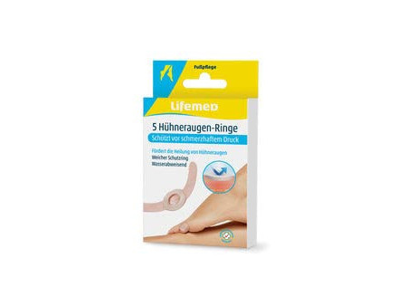 Lifemed Anneaux anti-cors, transparent, paquet de 5