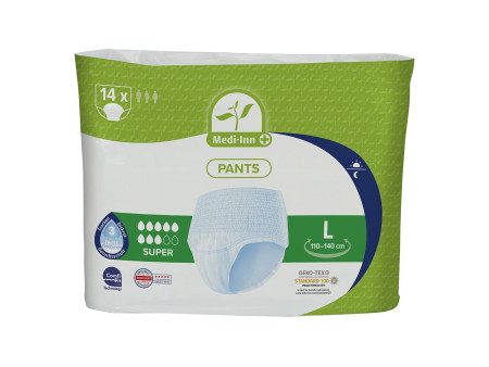 Medi-Inn Culotte pour incontinence 'SUPER', taille L, blanc