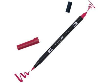 Tombow Feutre double pointe 'DUAL BRUSH PEN ABT', cherry